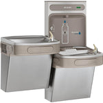 Elkay ezH2O Bi-Level Wall Mounted Drinking Fountain and Bottle Filling Station (EZSTL8WSSK)