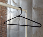Nahanco Plastic Clothes Hangers, Black, 24/Pack (TBBHU)