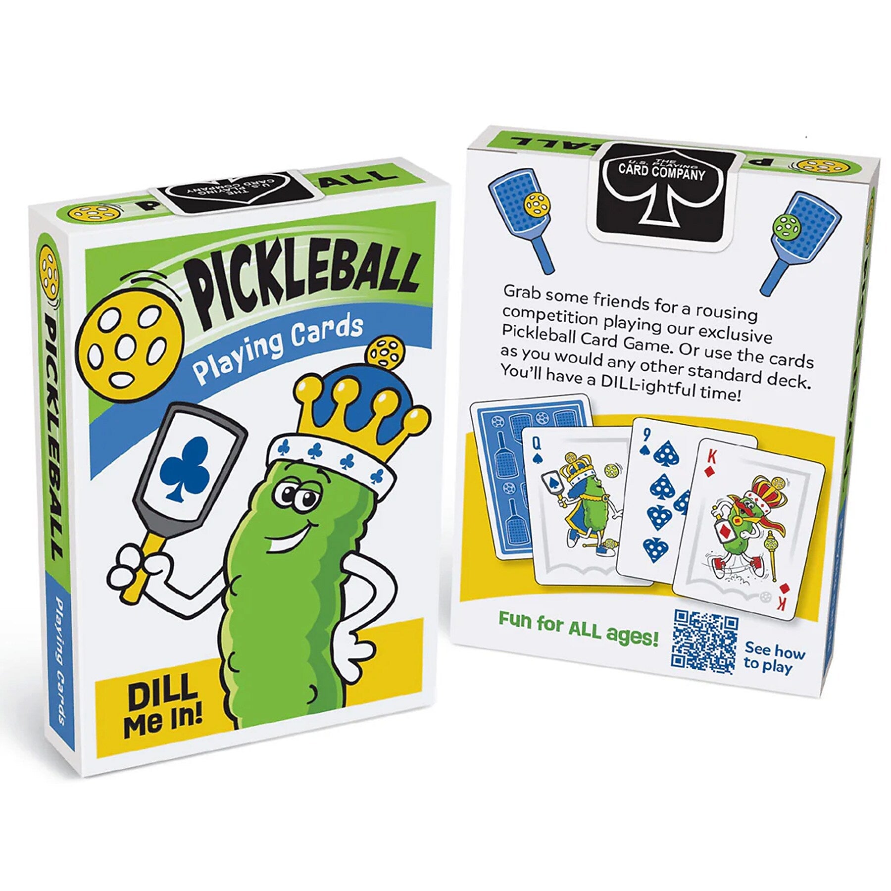 Trend Enterprises Pickleball Collection Playing Cards & Stickers Set, 10/Set (T-90672)