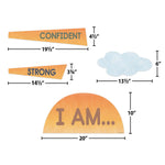 Teacher Created Resources Moving Mountains Road Trip Sun Positive Affirmations Bulletin Board Set, 17/Set (TCR9223)