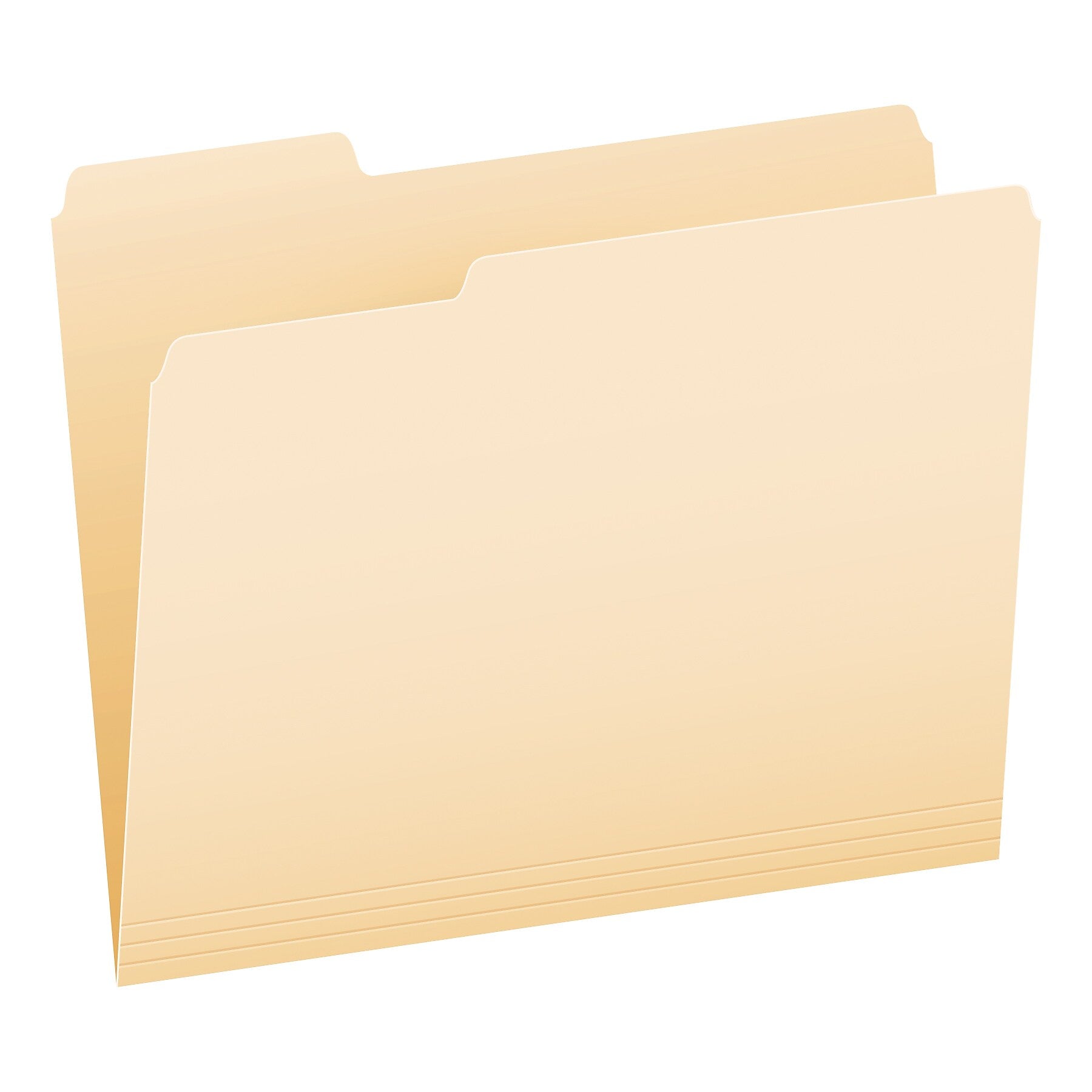 Pendaflex Recycled File Folder, 1/3-Cut Tab, Assorted, Letter Size, Manila, 100/Box (4210 1/3)