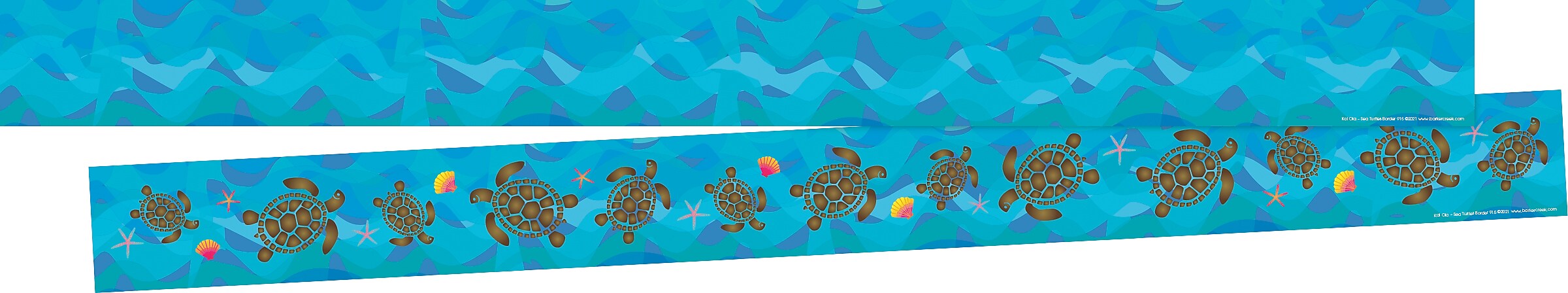 Barker Creek Double-Sided Border Set, 35" x 3", Earth Day, 6 designs, 72/Set (4433)
