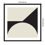 Amanti Art Minimal Max Mod I by The Creative Bunch Studio Wood Framed Wall Art Print, 33" x 33" (A42675531865)