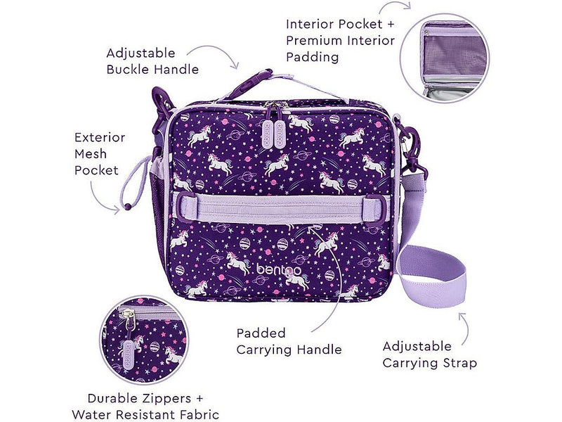 bentgo Kids Unicorn Insulated Lunch Bag, Multicolored (BGPTBAG-UNI)