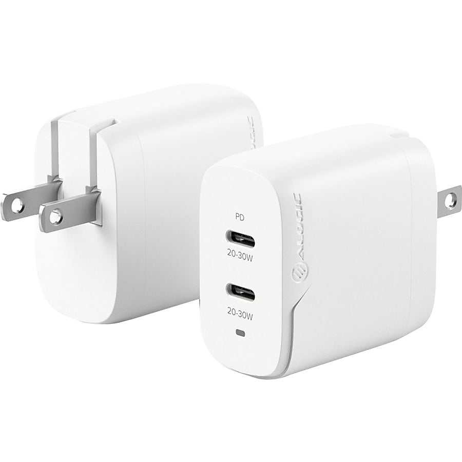 Alogic 2 Port 40W Rapid Power USB-C GaN Wall Charger (WCG2X40-US)