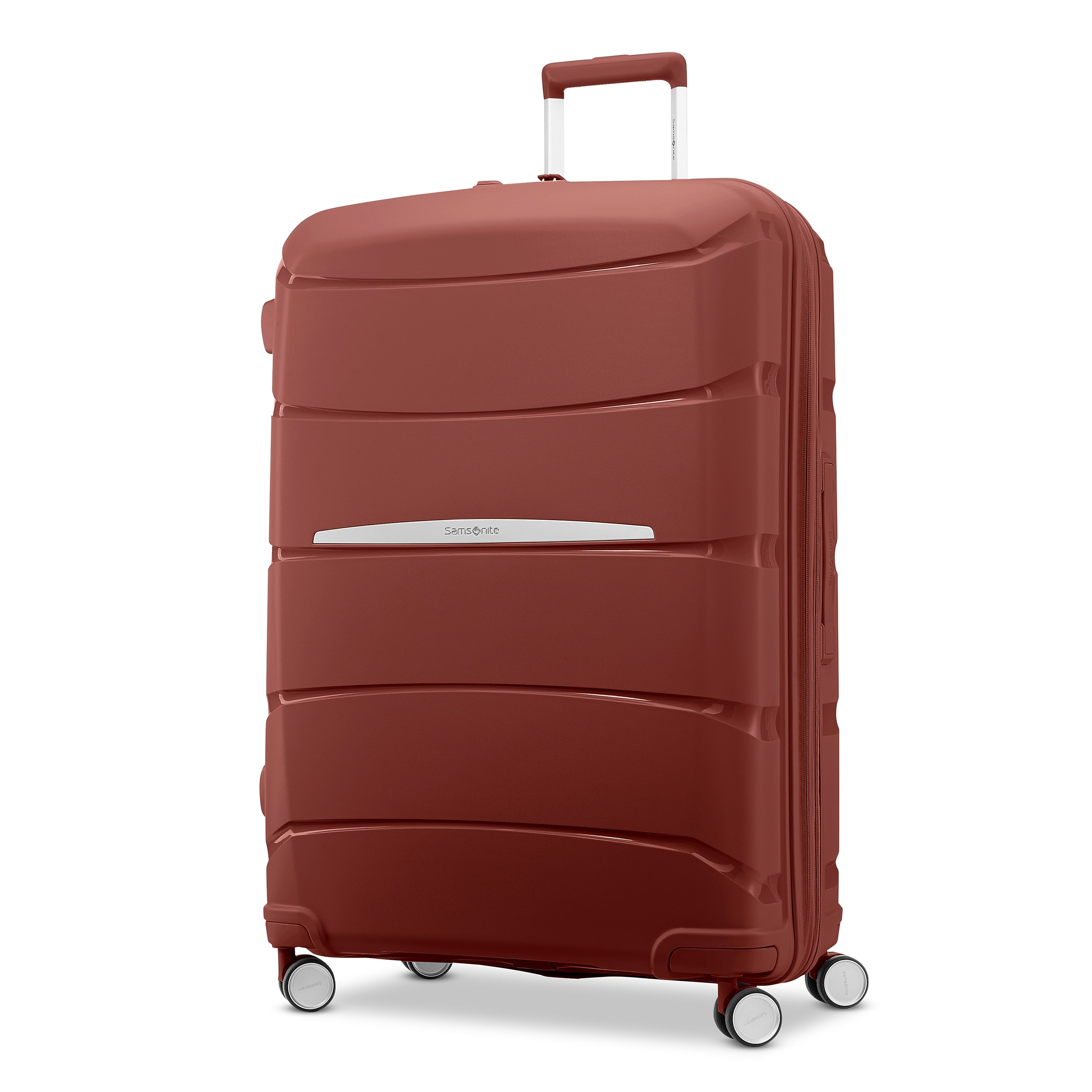Samsonite Outline Pro 12.5" Hardside Suitcase, 4-Wheeled Spinner, Mars Red (137395-1534)