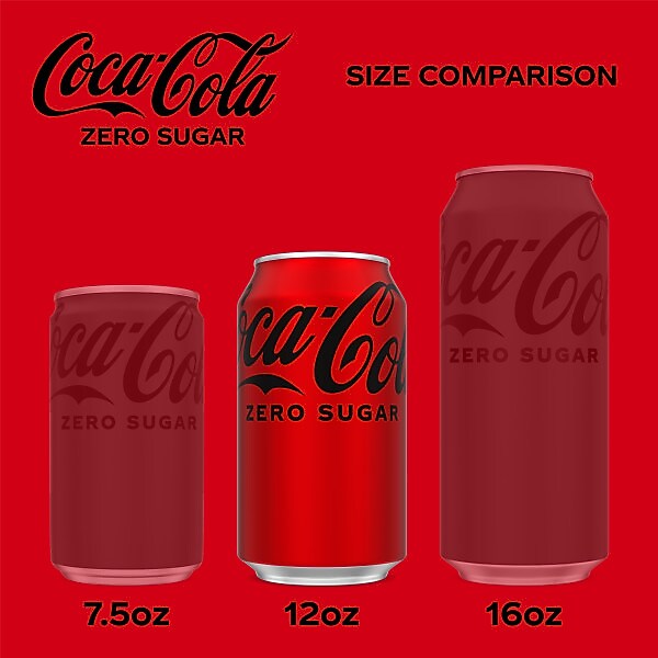 Coca-Cola Zero Sugar Soda, 12 oz., 24/Carton (00049000042559)