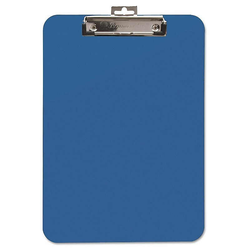 Unbreakable Recycled Clipboard, 1/4" Capacity, 8 1/2 X 11, Blue