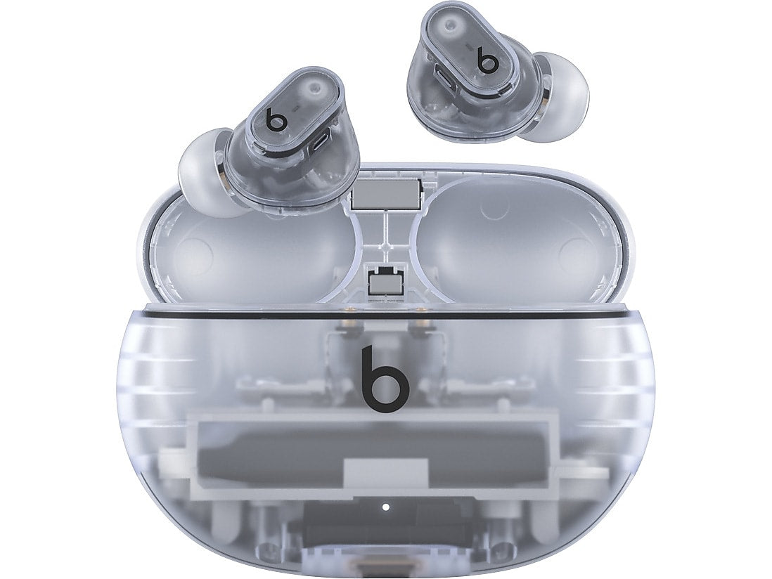 Beats Studio Buds + Wireless Noise Canceling Bluetooth Earbuds, Transparent (MQLK3LL/A)