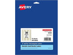 Avery Easy Peel Laser/Inkjet Address Labels, 1" x 2 5/8", White with Metallic Gold Borders, 300 Labels/Pack (6540)