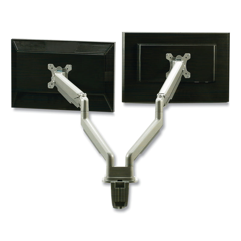 AbilityOne 7110016915485 SKILCRAFT Gas-Spring Ergonomic Dual Monitor Arm, 32" Monitors (NSN6915485)
