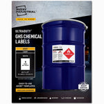 Avery UltraDuty Waterproof Laser GHS Chemical Labels, 8-1/2" x 11", 50 Labels/Box (60501)