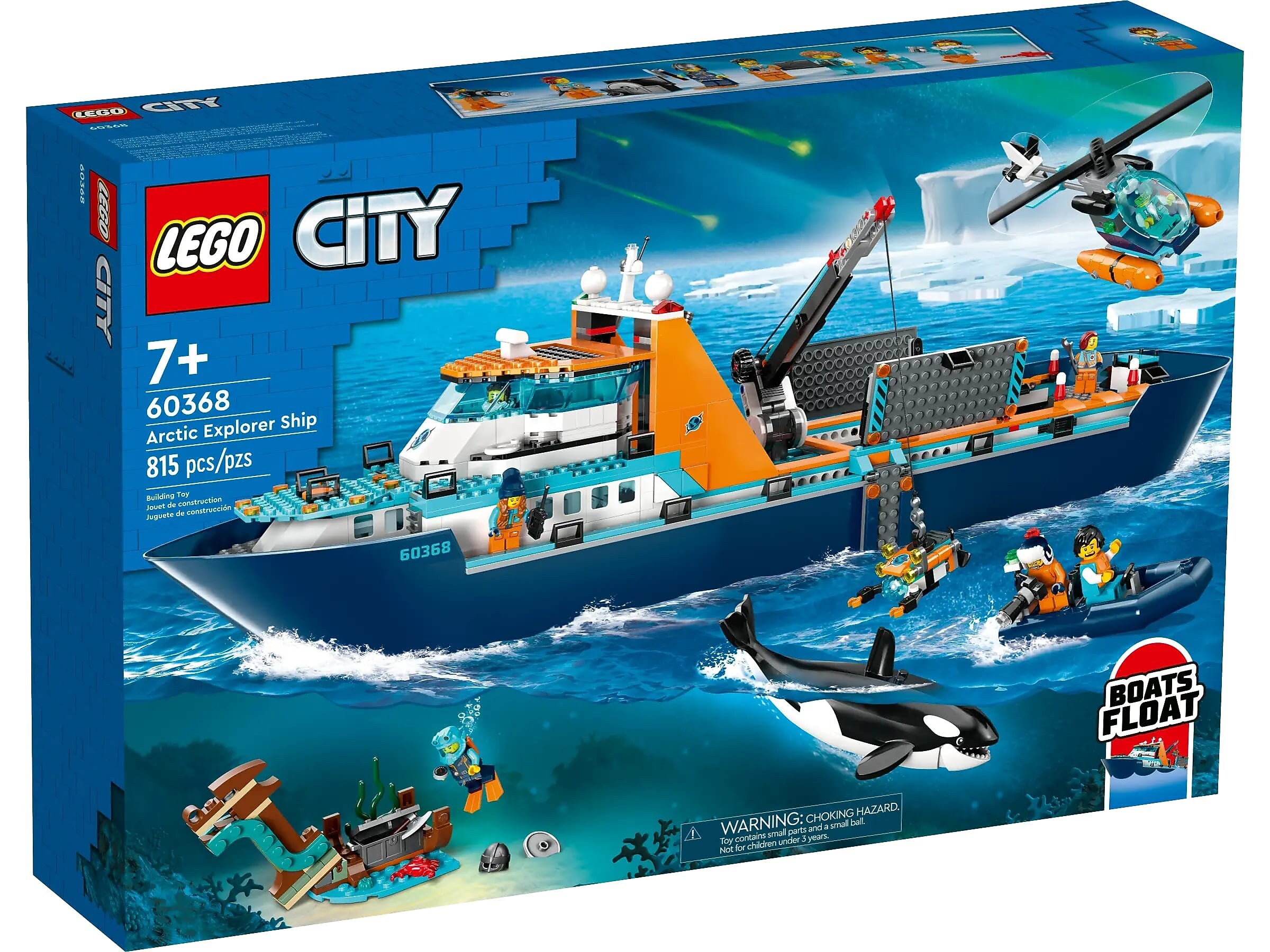 LEGO City Arctic Explorer Ship Building Set (60368)