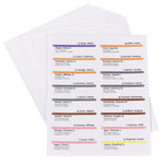 Smead Viewables Hanging File Folder Label Refill Pack, White, 160/Pack (64915)