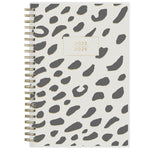 2025-2026 Blue Sky Leopard 5" x 8" Academic Year Weekly & Monthly Planner, Plastic Cover, Multicolored (149047-A26)