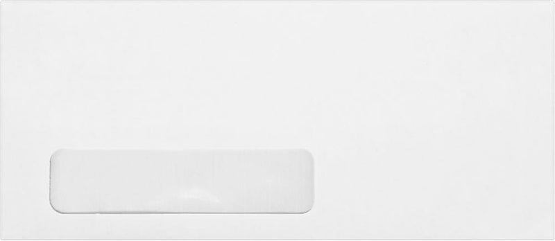 JAM Paper Booklet Envelope 4 1/8" x 9 1/2", White, 50/Pack (28727-50)
