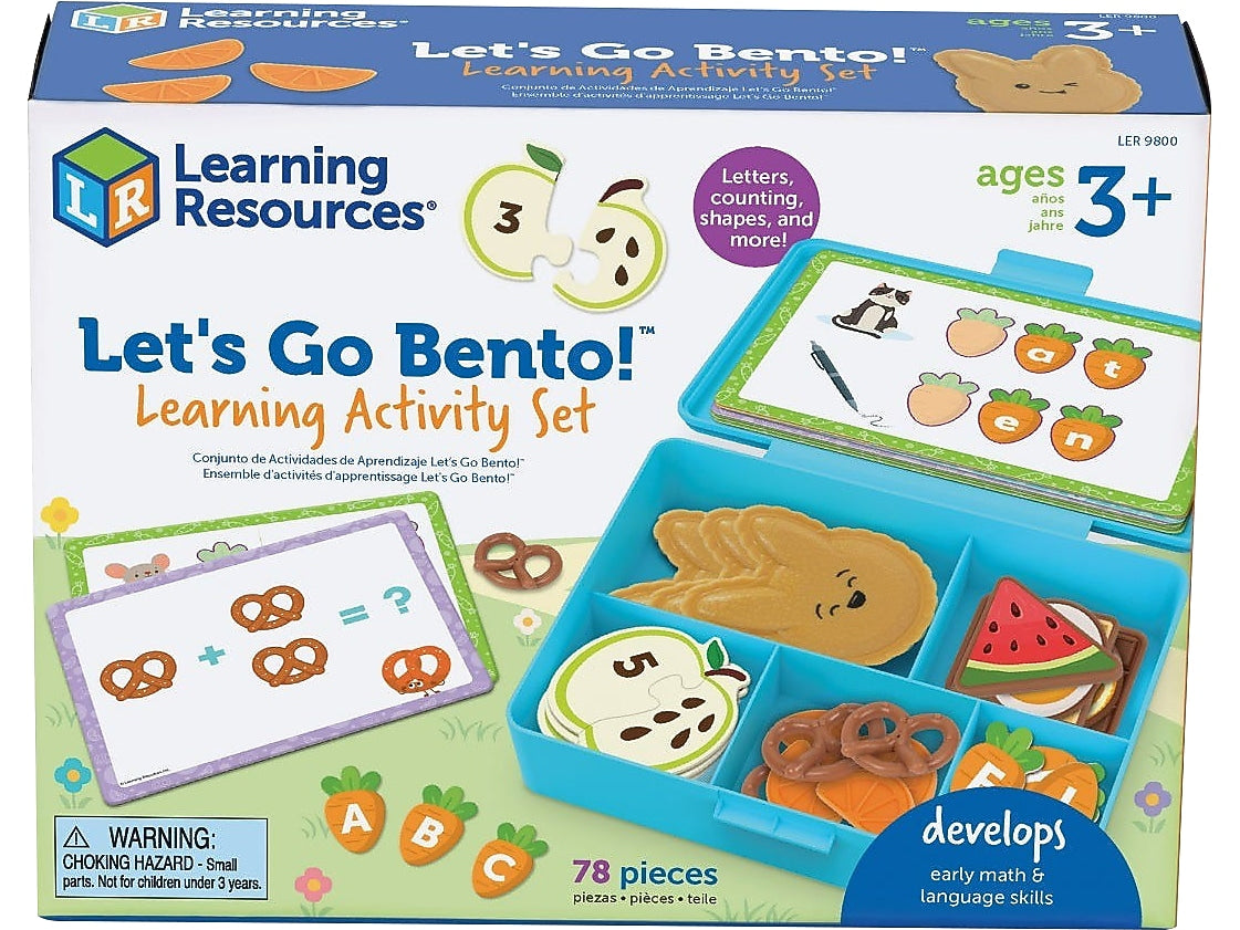 Learning Resources Let's Go Bento! Learning Activity Set (LER9800)