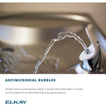 Elkay Wall Mounted Versatile Bi-Level Filtered Cooler with Cane Apron, 8 GPH (LZSTL8LC)