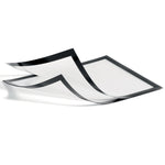 Durable DURAFRAME Document Holder, 8.5" x 11", Wall Mounted, Vertical/Horizontal, Bottom Loading, Black, 2/Pack (DUR-476801)