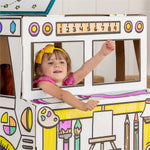 Bankers Box At Play School Bus Playhouse Kit (100016912)