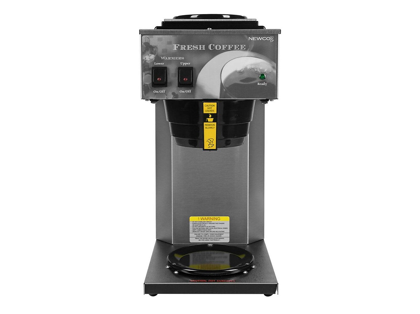 Newco AK-2 12-Cup Commercial Coffee Maker, Gray/Black (AK2)