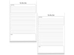 Better Office To-Do List Notepad, 5.5" x 8.5", Ruled, White, 50 Sheets/Pad, 2 Pads/Pack (25834-2PK)