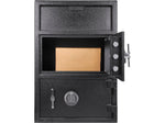Barska Dual-Compartment Steel Depository Safe with Keypad Lock, 1.6/2 cu. ft. (AX13312)