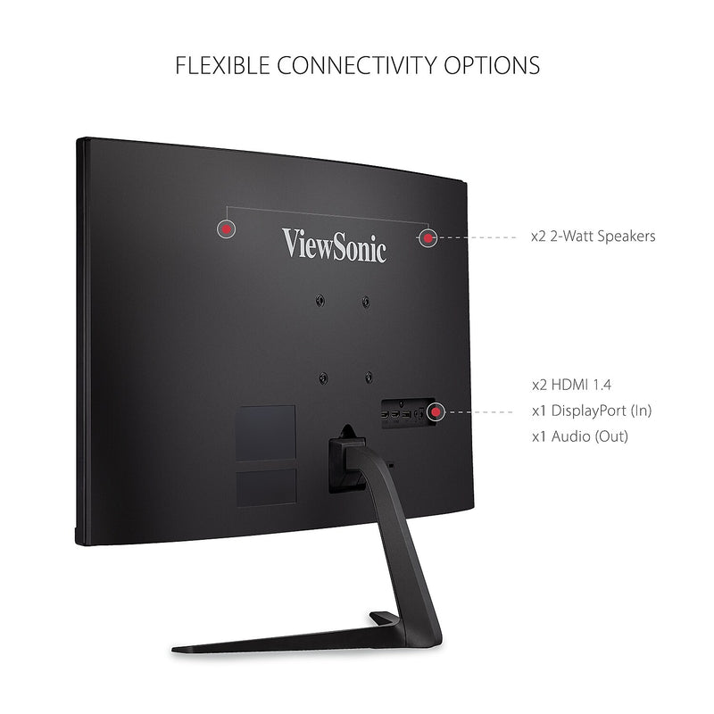 ViewSonic 27" Curved 180Hz LED Gaming Monitor, Black (VX2718-PC-MHD)