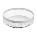 mDesign Metal Organizer, Matte White (25964)