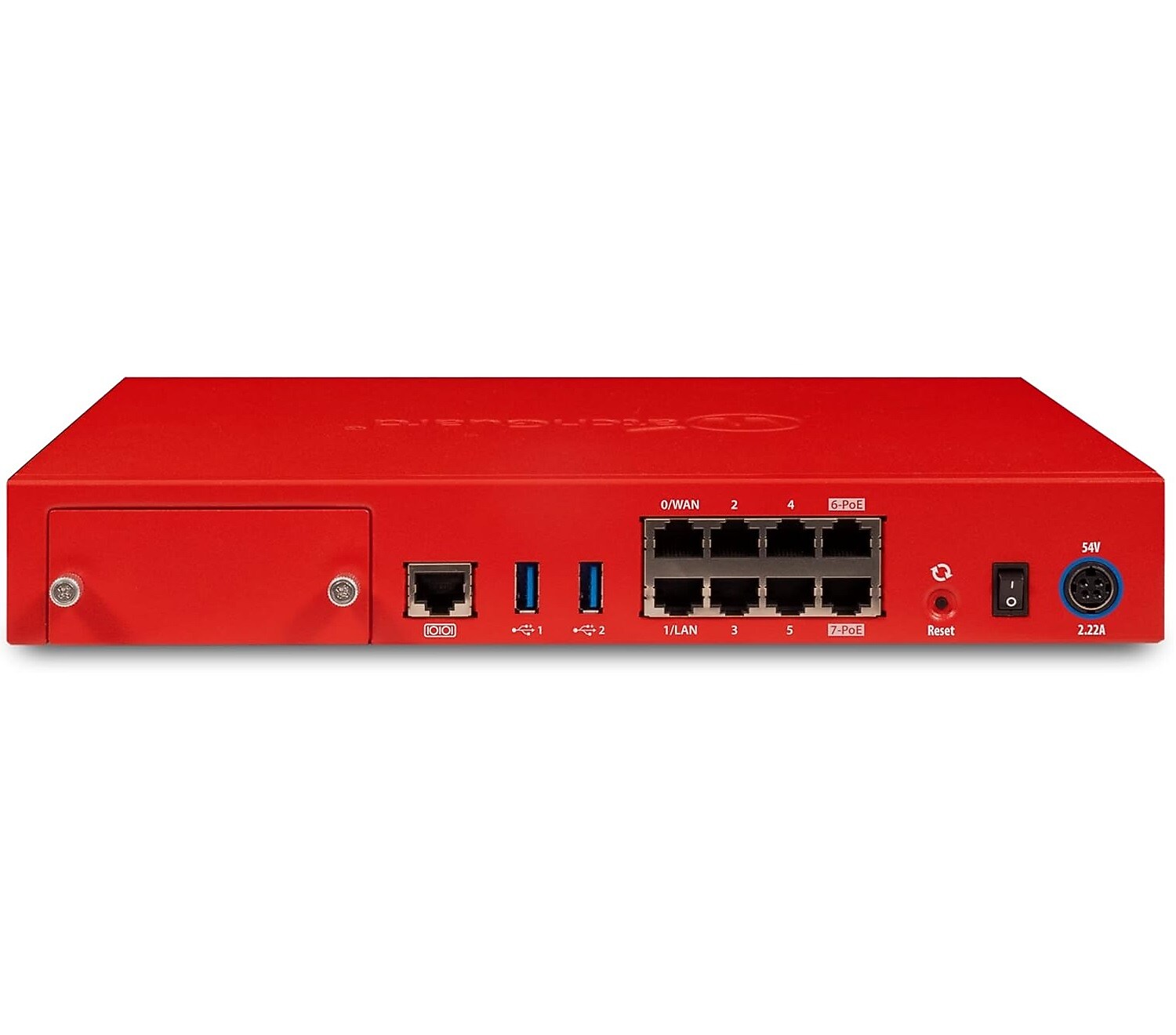 WatchGuard Firebox T85-PoE Network Security/Firewall Appliance, 3-Year Total Security Suite, Red (WGT85673-US)