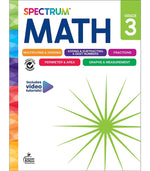Spectrum Math Workbook, Grade 3, Paperback