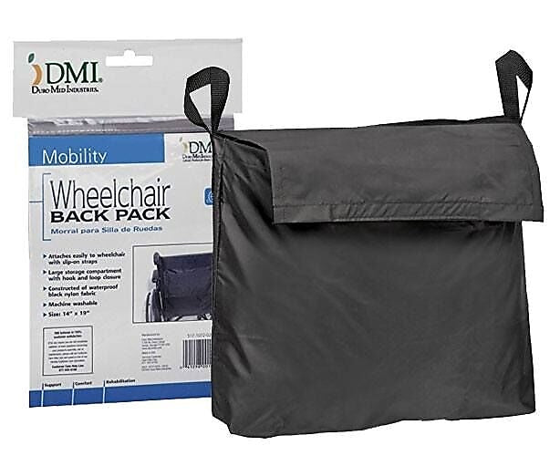 Briggs Healthcare Duro-Med 517-172-2 Wheel Chair Back Pack, Black (517-1072-0200)