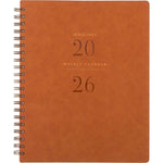 2026 AT-A-GLANCE Signature Collection 8.5" x 11" Weekly & Monthly Planner, Faux Leather Cover, Brown (YP905-09-26)