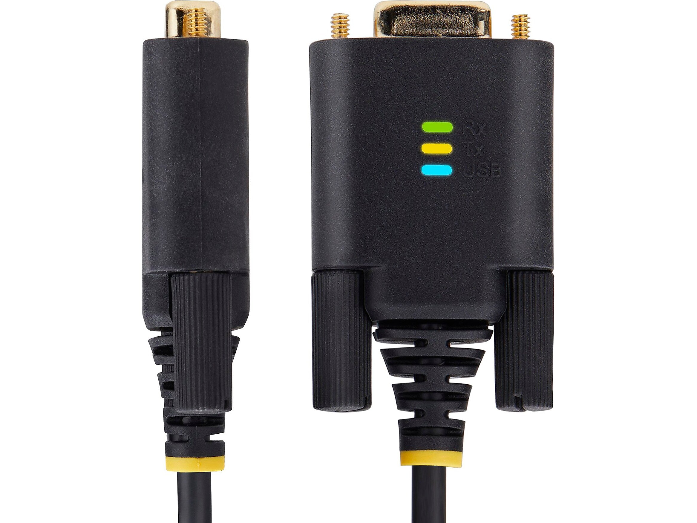 StarTech USB Type A to DB9 RS232 Adapter Cable, Male to Female, Black (1P3FFCB-USB-SERIAL)