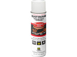 Rust-Oleum Solvent-Based Industrial Choice Precision Line Inverted Marking Paint, White, 17 Oz., 12/Pack (203030V)