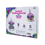 Contixo Carousel Building Block Set with Music Box, 488 Pieces/Set (CNXBK02)