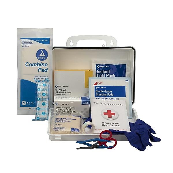 Pac-Kit Weatherproof Plastic First Aid Kit, 159 pieces, #25 (579-6084)