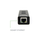 Plugable 3-Port USB 3.0 Hub, Black (USB3-HUB3ME)