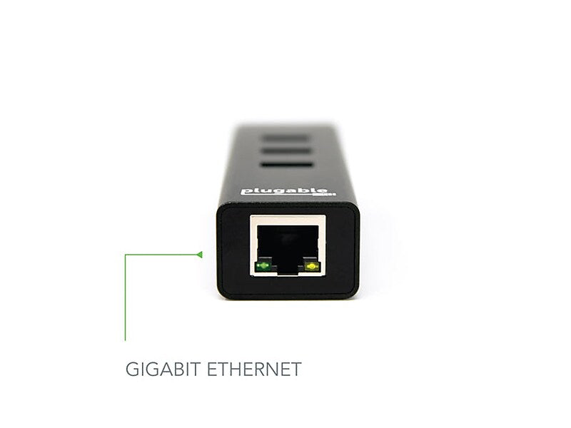 Plugable 3-Port USB 3.0 Hub, Black (USB3-HUB3ME)