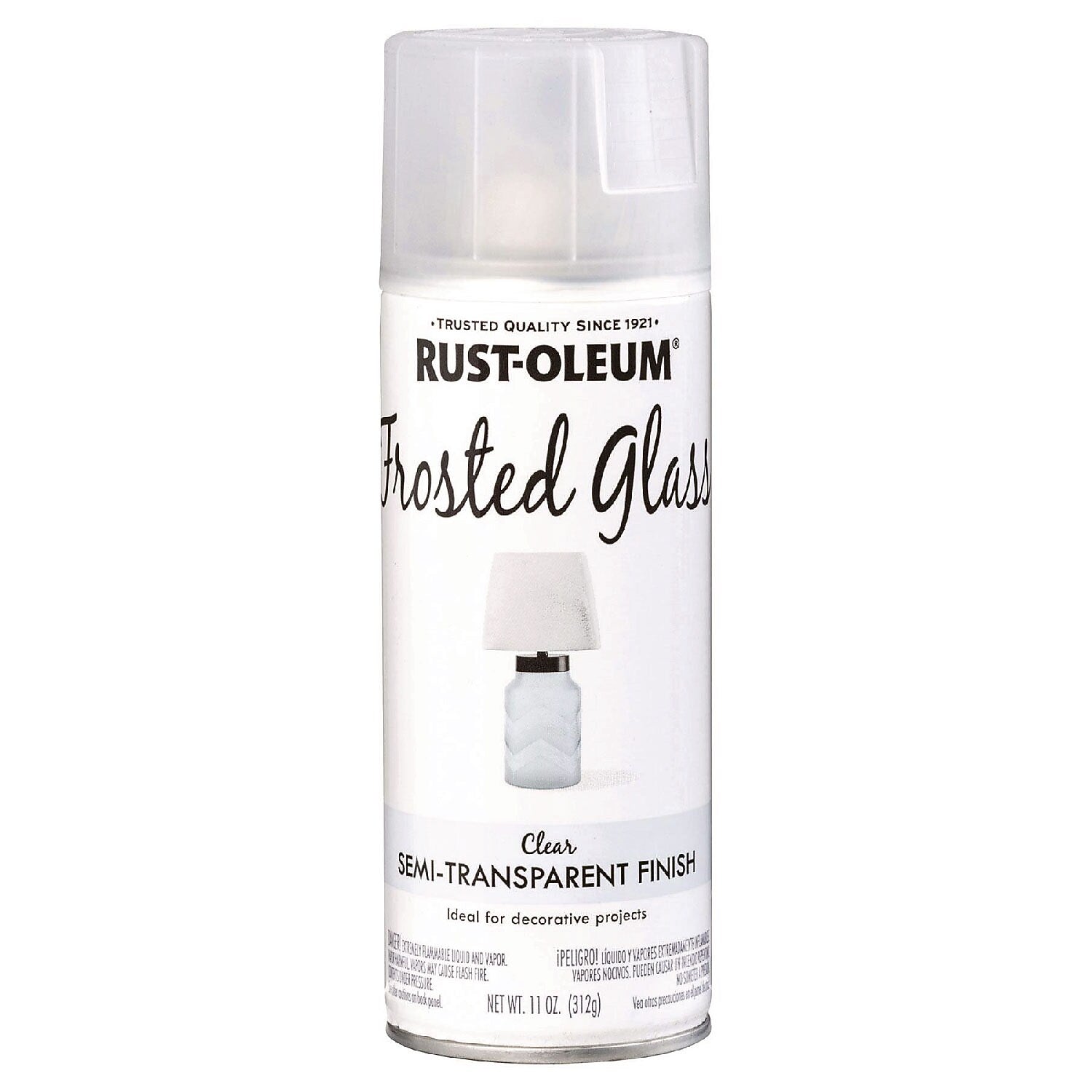 Rust-Oleum Frosted Glass Spray Paint, Matte Clear, 11 oz. (342600)