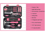 Apollo Tools General Tool Set, 39-Piece, Pink (DT9711P)