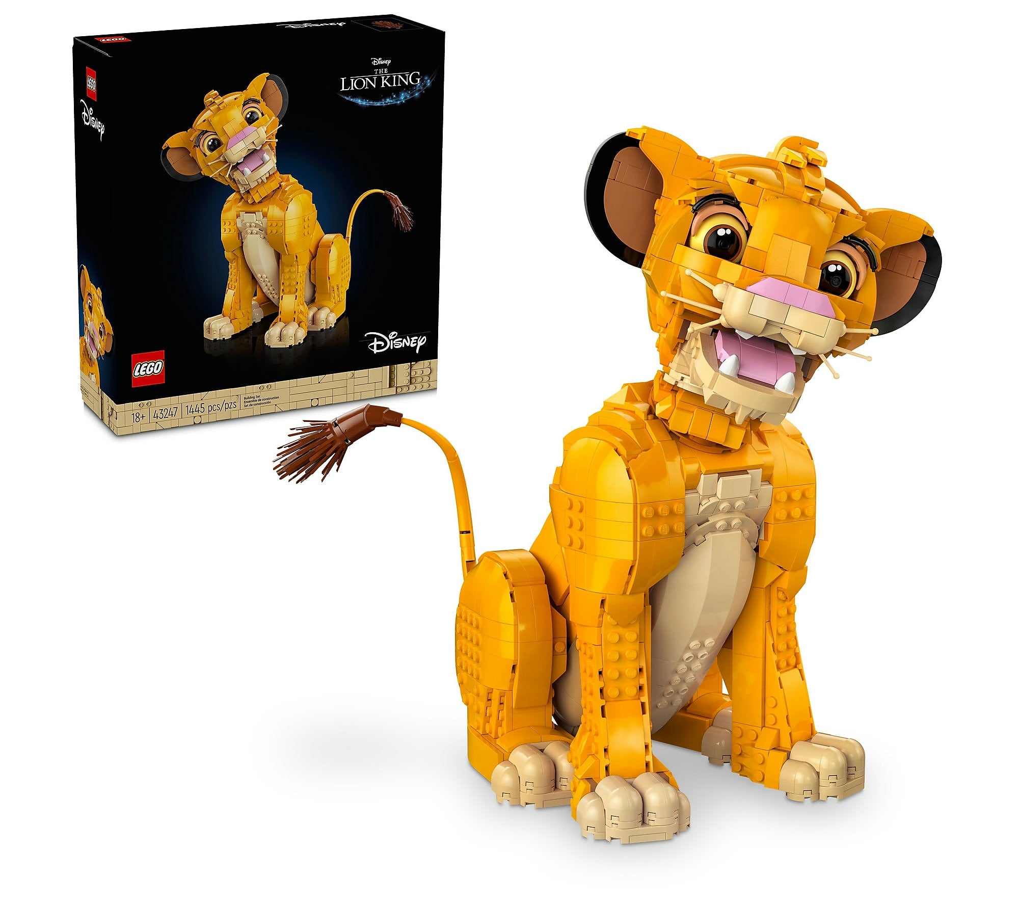 LEGO Disney Classic Young Simba the Lion King, 1445 Pieces (43247)