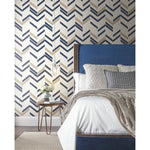 York Wallcoverings Chevron Stripe Peel and Stick Wallpaper (RMK9002WP)