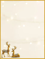 Great Papers! Holiday Stationery Letterhead Reindeer, Multicolor, 50 sheets (2024037)