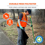 GloWear 8205HL-ECO High Visibility Sleeveless Vest, ANSI Type R Class 2, Orange, L/XL, (21995)