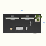 FlexiSpot E7 Commercial 60''W Electric Rectangular Adjustable Standing Desk, Black (E7BCOM6030-B)