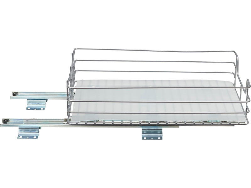 Household Essentials Glidez Steel Storage Organizer, SIlver (25215-1)