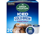 Green Mountain Coffee Roasters Iced Cold Brew Almond Vanilla Iced Coffee Keurig® K-Cup® Pods, Light Roast, 20/Box (5000372045)