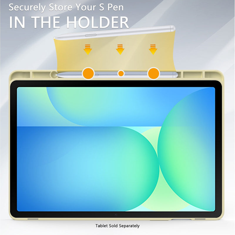 SaharaCase Venture Series TPU 13.1" Folio Case for S10 FE+, Beige (TB00468)