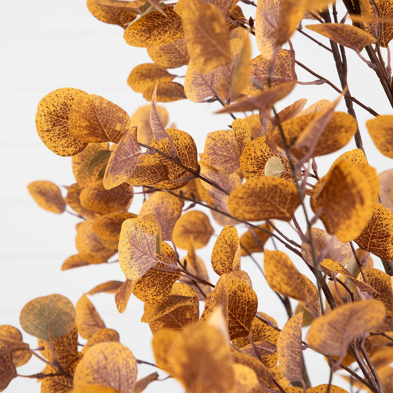 Nearly Natural 8' Artificial Autumn Fall Eucalyptus Tree (T4813)